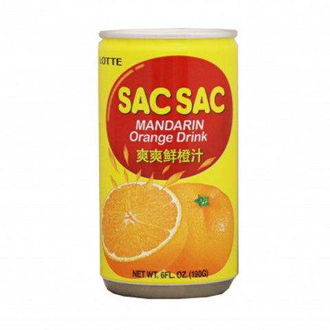LOTTE SAC SAC Drink Orange Flavor 6 oz